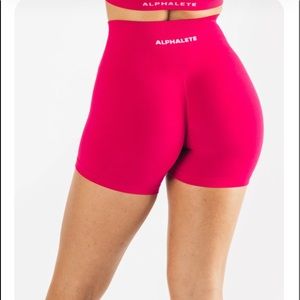 Alphalete Amplify Shorts - Pink Size Medium